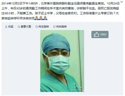 医者无奈：我若倒下，抢救时间勿超48小时